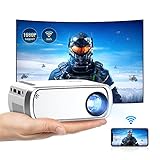 Pankaji WiFi Mini Beamer Full HD 1080P Unterstützung...
