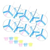 ORFOFE 10 Stück Teiliges Outdoor Fliegende Scheiben für Fliegende Untertassen mit Glatter Oberfläche Sicher und Langlebig Gartenspielzeug für Mädchen und Jungen Zufällige