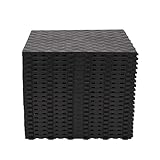 Nisorpa 20 Stück PVC Garagenboden 40x40x1.8cm Garagenbodenfliesen Ineinandergreifende rutschfeste Garagenbodenmatten Werkstattboden für Garagen, Keller, Werkstätten,Schwarz