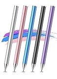 Mixoo Tablet Stift [5er Pack] Disc-Spitze Stylus Pen, Hohepräzision universal Eingabestifte kompatibel mit alle Handys/Tablets wie iPhone iPad Samsung Surface Xiaomi Google Motorola usw