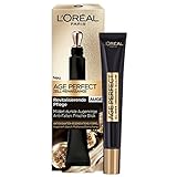 L'Oréal Paris Augenpflege, Anti-Aging Augencreme zur Förderung der Zellregeneration, Mit Antioxidantien Formel und Vitamin E, Age Perfect Zell Renaissance, 15 ml