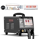 VEVOR Ausbeulspotter, 3kW, Dellenreparaturset mit 2 Schweißpistolen, automatisches/manuelles Schweißen & 7 Modi, Punktschweißgerät zur Dellenreparatur für Autokarosserie, Dellenzieher für Autos & LKWs