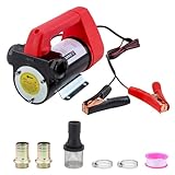 DOCAS 12V 175W Dieselpumpe Ölabsaugpumpe Elektrisch Ölwechselpumpe Kraftstoffpumpe für Diesel Kerosin Transformatoröl