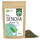 Sencha Grüner Tee BIO 200g von Alpi Nature, Sencha Tee, BIO Sencha Grüntee, lose Blätter zur Zubereitung von Grünntee Sencha und Grüner Tee Sencha