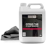 Autolack Klebstoff- & Teerentferner Set | ValetPRO Citrus Tar & Glue Remover 5l + Mikrofasertuch | Entfernt Kleberückstände Teer Baumharz von harten und lackierten Oberflächen am Auto