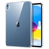 ESR Hülle für iPad 11/10 Generation hülle Durchsichtig, iPad (A16) 10/11 Case 2022/2025, dünn und leicht, vergilbungsbeständig, Hartacryl Rückseite, Air Guard Ecken, Flexibler Rahmen, Klar