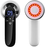 Cellulite Massagegerät,Ultraschall-Kavitationsmaschine, Formt Den Perfekten Bauch, Die Taille, Arme, Beine und Hüften mit Ultraschall-Technologie, Cellulite Massager(USB wiederaufladbar) White