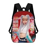ILWVWVHK Lisa Rucksack für Reisen und Outdoor, robuster Rucksack mit vollem Druck-Design, große Kapazität Tasche für den täglichen Gebrauch