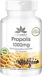 Propolis 1000mg - hochdosiert - 120 Tabletten - mit 3% Galangin | HERBADIREKT by Warnke Vitalstoffe