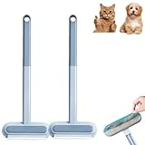 Multifunktionaler Tierhaarentferner, 4-in-1-Werkzeug zur Entfernung von Hunde- und Katzenhaaren, wiederverwendbare Reinigungsbürste for Teppiche for Automatten, Sofas, Haustierbetten, Möbel, Autoglas,