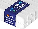 Betten-ABC - Matratze (KSP-500) - 90x190 cm (H3) - 7-Zonen Matratze aus Kaltschaum - Hypoallergen & Antibakteriell - Oeko-TEX® Zertifiziert - Bezug abnehmbar & waschbar - Lieferung per Paket