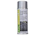 Zaundirekt Zinkspray 400ml - Rostschutz Spray für Industrie, Handwerk und KFZ - Zink-Spray - Reparaturspray Metallzaun