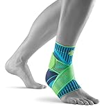 BAUERFEIND Sprunggelenkbandage „Ankle Support“ Unisex, 1 Sprunggelenk Bandage für Sport wie Fußball, Fitness oder Laufen, Kein Umknicken durch Knöchelbandage, Blau, M