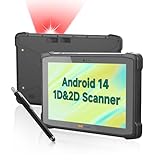 ONERugged Rugged Tablet mit Barcode-Scanner M11T, 10,1 Zoll Android 14 Enterprise RobustesTablet, 1D/2D QR-Inventarscanner, 8000mAh, 8GB+128GB Industrieller Outdoor-PC für WMS, Einzelhandel