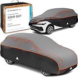Walser Hagelschutz Abdeckplane Auto, Auszeichnung Sehr Gut* Auto Hagelschutzplane, TÜV geprüfte* Abdeckplane Auto Perma Protect, Autogarage Abdeckung, Abdeckung Auto, Auto Abdeckung Größe 7 SUV/Van