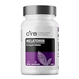 CYB | Melatonin Tabletten – 600 Tabletten – 0,5mg pro Tablette – Melatonin Hochdosiert – Langfristige Melatonin-Versorgung – Vegan – Laborgeprüft