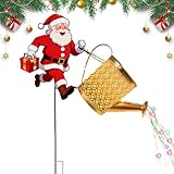 Solare Weihnachtslichter in Kannenform - Wasserdichte Retro Gartendekoration,Gartenlichter Außen Weihnachtsdekoration - Für Garten Rasen Landschaft Gehweg Auffahrt Party Frauen Mama Oma Geburtstag