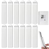 Selbstklebendes Band – selbsthaftend mit selbstklebender Rückseite – 12 Stück strapazierfähige Befestigung ohne Bohren für Wohnzimmer, Büro, Schlafsaal, Küche, Garage