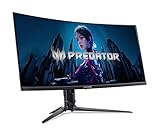 Predator X34 X5 Gaming Monitor 34 Inch (86 cm Screen) UWQHD, QD-OLED, 240Hz, 0.01ms (PRT)/0.03ms (GTG), DP 1.4, 2xHDMI 2.1, Type-C 90W, USB HUB, Curved, Height-Adjustable, FreeSync Premium Pro