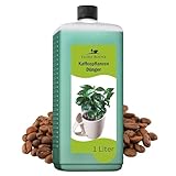 Konfitee Kaffee Pflanzen Dünger Flora Boost 1000ml I Für bis zu 200L Gießwasser I Dünger für Kaffeesträucher I Flüssiger Blatt- & Wurzeldünger I 100% natürlicher Pflanzendünger