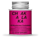 Chakalaka Gewürz von STAY SPICED ! Nach originalem afrikanischen Rezept I Exotische Gewürzmischung Ohne Zusatzstoffe | Füllgewicht 80g | 170ml Schraubdose aus Weißblech zu 100% recyclebar