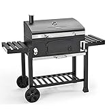 TAINO HERO XXL Smoker Holzkohle-Grill BBQ Grillwagen...