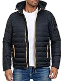 Indicode Herren Übergangsjacke Lascelles - Schwarz - Gr. M