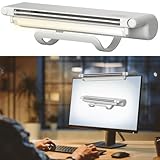 Sichler Haushaltsgeräte Clipventilator: 2in1-LED-Leuchte mit Ventilator, CCT-LEDs, Akkubetrieb, 3-stufig (Akku Ventilator Clip, Akku mit, Tischleuchte Batterie)