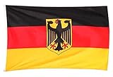 Deutschland-Flagge mit Adler, 90 x 150 cm