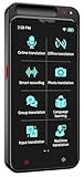 simvalley MOBILE Übersetzer: Mobiler KI-Echtzeit-Sprachübersetzer, 139 Sprachen, ChatGPT-Assistent (Sprachen-Übersetzer, Übersetzer mit Sprachausgabe)