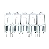 VaLight 5er Pack Stiftsockellampe 42W G9 220-240V 40mm warmweiß dimmbar Stiftsockellampe ersetzt 56W - Halogen Stiftsockellampe - Stecksockellampe - G9 Halogen - Halogenlampe - Steckbirnen