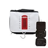 Kulturbeutel zum Aufhängen London Calling Kabine