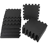 ALPIDEX Unterlegmatte Turnmatte 1,95 m² Bodenschutz Matte 21 Stück 30 x 30 x 1 cm Schwarz Fitnessmatte Sportmatte Schutzmatten Bodenmatte Trainingsmatte Platten Gymmatte Puzzlematte