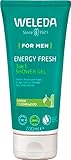 WELEDA Bio For Men 3in1 Duschgel & Shampoo Energy Fresh - Naturkosmetik Männer Duschseife & Haarpflege mit Zitrone & Zedernholz Duft. Shower Gel zur Reinigung von Gesicht, Körper & Haar (1x 200ml)