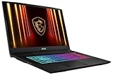 MSI Sword 17 HX, Gaming Laptop, 17,0' FHD+, Intel Core i7 Prozessor 14650HX, 16 GB DDR5-5600 RAM, 1 TB, NVIDIA GeForce RTX 4060, Windows 11 Home, inkl. 1 Monat GamePass, QWERTZ Tastatur, B14VFKG-276
