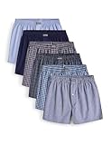 Lower East Herren Boxershorts, Mehrfarbig, XXL (6er Pack)