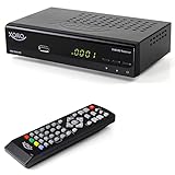 XORO HRS 2610 - Digitaler Satellitenreceiver mit HDMI & SCART Anschluss, LAN, Unicable tauglich, USB 2.0 Mediaplayer, ASTRA 19.2 Senderliste vorprogrammiert