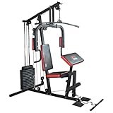 Hansson Sports® Frei erweiterbar Kraftstation Multistation Fitnessstation Home Gym 65 kg Gewichten (A: Kraftstation)
