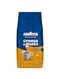 Lavazza, Crema e Gusto Tradizione Italiana, Geröstete Kaffeebohnen, mit Würzigen Aromatischen Noten, Ideal für einen Espresso, Arabica und Robusta Kaffeebohnen, 1 kg Packung