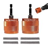 Duroecsain Rohrreiniger für Bohrer, Werkzeug für Rohre - Werkzeug mit Polierbürste Ersatzteile für Rohrleitungen Fontaneria Gewinde PVC Metall