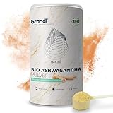 brandl® Ashwagandha Pulver Bio | 500g reines Ashwaganda in Deutschland abgefüllt | Premium Ashwagandha Bio (enthält wertvolle Withanolide)