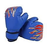 Hwtcjx Boxhandschuhe für Kinder, Junior Sparring Gloves, Boxing Gloves, Kinderboxhandschuhe, PU Boxhandschuhe, Junior Sparringhandschuhe, für Küchenutensilien (Silber)