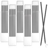 30 Stück 2,8 mm Bleistiftminen für Zimmermannsbleistift, Minen Bleistiftminen für Tischler Bleistift, Solide Tieflochmarker Konstruktion Bleistift Ersatzminen für Architekt Zeichnen (Schwarz)