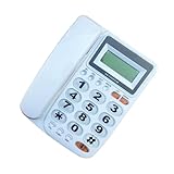 Kingke KX T2025 Desktop Telefon Mit Anruferanzeige Rauschunterdrückung Und Schnellanruffunktion Für Heim Hotel Und Büro Hoteltelefone