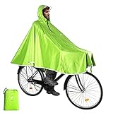 ANYOO Wasserdicht Radfahren Regen Poncho Portable Leichte Regenjacke Mit Kapuze Fahrrad Fahrrad Compact Regen Cape Wiederverwendbare Unisex für Backpacking Camping Outdoors