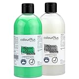 colourPlus® professionelles Abformsilikon 1 kg Set (2x500g) geruchslose 2k Abformmasse Detailgetreu - zertifiziertes flüssiges Silikon