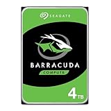 Seagate BarraCuda 4TB, Interne Festplatte HDD, 3.5 Zoll, 5400 U/Min, 256 MB Cache, SATA 6GB/s, silber, inkl. Data Rescue Service (ST4000DMZ04)