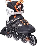K2 Skates Damen Inline Skates Alexis 80, Black - orange, 30E0874.1.1.080