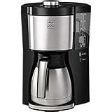 Kaffeemaschine 1025-16 Look V Perfection von Melitta, AromaSelector, 1.25 Liter, schwarz, mit Thermoskanne, voller Kaffeegenuss