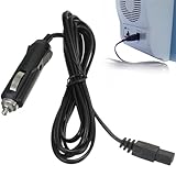 200cm Car Refrigerator Power Cord Cable, 12V/24V Auto Cooler Cool Box Mini Fridge Lead Cable, Cigarettes Lighters Plug Power Adapter Extension Cord, 2 Pin Plug for Auto, Truck, Lorry, Car Freezer